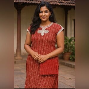 Embroidered Maxi Dress